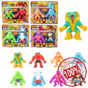 HOT BARGAINS Pack of 2 Stretcherz Stretch Squad Figures Gift Set (Assorted Colour) Jump & Start your Stretch Squad collection for Party Bag Fillers