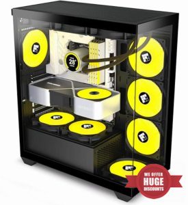 FOIFKIN PC Case - Pre-Installed 3 PWM ARGB Fan