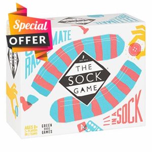 Green Brothers Games | The Sock Game | Board Game | Ages 8+ | 2+ Players | 5-30 Minutes Playing Time