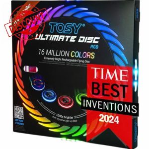 TOSY Flying Disc - 16 Million Color RGB or 36 LEDs