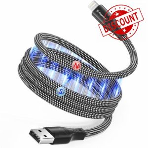 Magtame Magnetic Coiled iPhone Cord