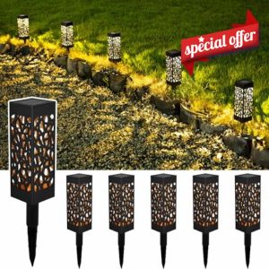 GIGALUMI Solar Lights Outdoor Garden