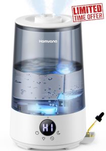 Homvana Humidifier for Bedroom