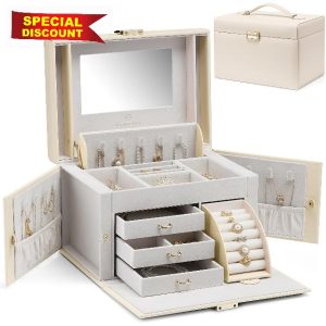 Vlando Large Jewellery Box for Women
