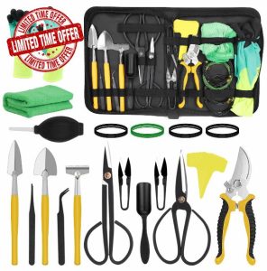 FOONNUN 25PCS Succulent Tools Kit with Organizer Bag