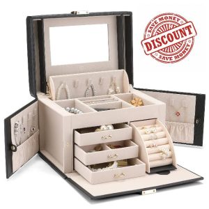 Vlando Large Jewellery Box for Women