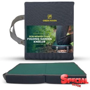Green Haven Folding Extra Thick Foam Garden Kneeling Pad – 6cm Memory Foam