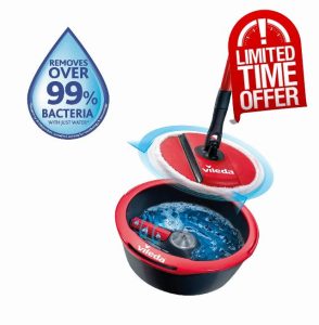Vileda Spin and Clean Floor Mop and Bucket Set