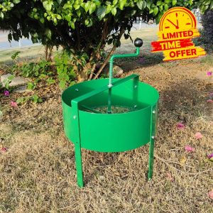 Gr8 Garden Rotary Soil Sifter Compost Sieve Large 18 litre Earth Riddle Screener Gardening Tool