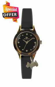 RADLEY Ladies Black Silicone Strap Watch RY2324