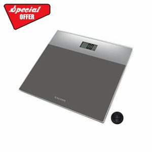 Salter 9206 SVSV3R Digital Bathroom Scale – Body Weighing Glass Electronic Scales