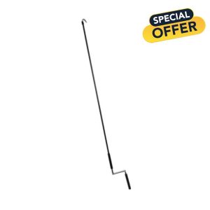 AWHAO RV Awning Crank Handle Manual Crank Handle 48" Foldable Crank Wand for Outdoor Indoor Roller up Blind Exterior Sun Shades