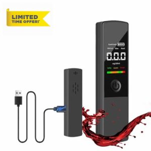 WRQIOO Alcohol Breathalyzer Tester
