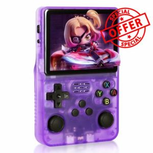 HENTOK Retro Handheld Gaming Console Portable Retro Gaming Console Upgraded