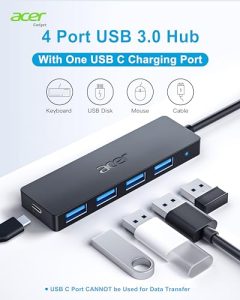 Ultra Slim USB Adapter 4 Ports