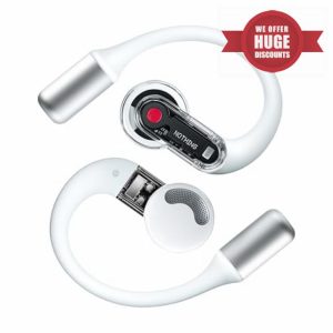 Nothing Ear (open) wireless open headphones with Dual mics and AI Clear Voice