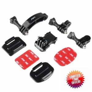 HSU Helmet Mounts Set for Go Pro Action Cameras