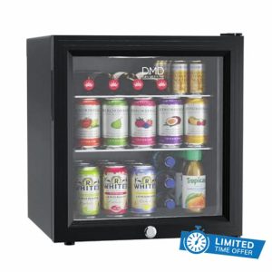 DMD® | Deluxe50 – Glass Mini Fridge