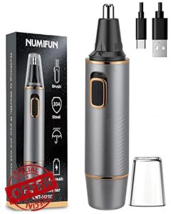 Professional Painless Nose Hair Trimmer for Men 2024 Upgrade Nose Trimmer Men Nose Trimmer for Men Dual Edge Blades with Waterproof