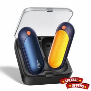 J-BRAUV Hand Warmers Rechargeable 2 Pack