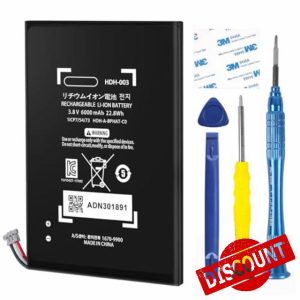 HDH-003 Battery 6000mAh Upgraded New 0 Cycle Battery Replacement for Nintendo Switch Lite
