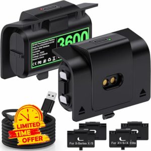 Direct Rechargeable 2x3600mWh Xbox Battery