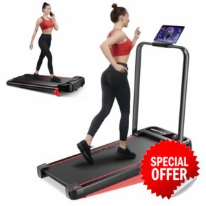 KEEP FUN Walking Pad with Incline