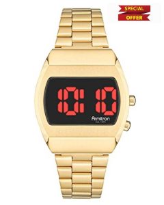 Armitron Sport Retro Digital Chronograph Bracelet Watch