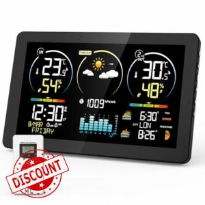 VOKSUN EM3378YC Wireless Weather Station with Outdoor Sensor