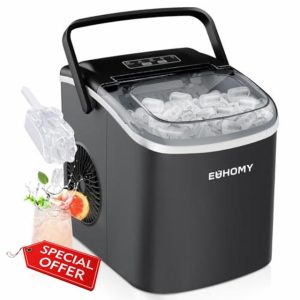 EUHOMY Ice Maker Machine Countertop Ice Cube Maker
