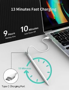 13 Minutes Fast Charging iPad Pencil with Palm Rejection