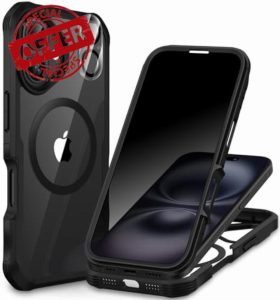 CENHUFO Compatible with iPhone 16 Privacy Case Fits Magsafe