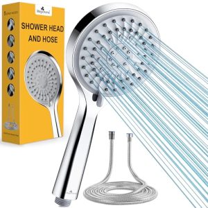 5 Spray Modes Shower Head with 1.5m Hose