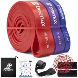 Beenax Resistance Bands Pull Up Assist Bands Set - Thick