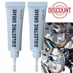 2 PCS White Silicone Dielectric Lithium Grease For O-Rings