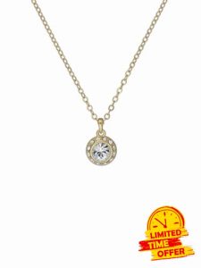 Ted Baker Soltell Solitaire Sparkle Crystal Necklace For Wome