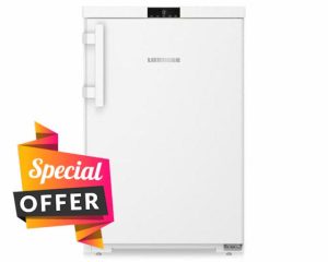 Liebherr Pure FE1404 107 Litre Capacity 55cm Wide Smart Frost LED Lighting Under Counter White Freestanding Freezer - Suitable for Outbuildings - Four Freezer Drawers            [Energy Class E]