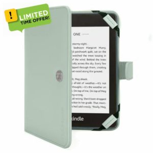 TECHGEAR MINT GREEN Kindle PU Leather Folio Case Cover With Magnetic Clasp + Screen Protector for Amazon Kindle eReaders 12th - 4th Generation (2024-2011) & Kindle Paperwhite with 6 inch Scree