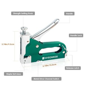 3 in 1 Staple Gun Heavy Duty for Wood