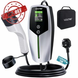 LCLCTEK EV Charger Cable Type 2 to 3 Pin Plug