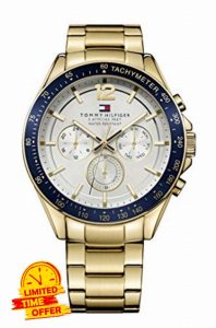 Tommy Hilfiger Men's Multifunction Quartz Watch - Silver White Dial