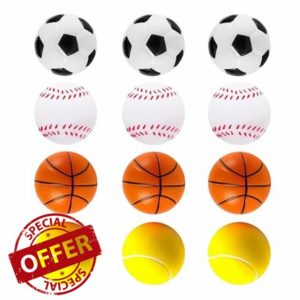 JBLJDWD 12 Pcs Mini High Bounce Foam Foam Tennis Balls