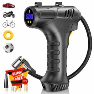 Hjh Cordless Tyre Inflator Handheld Air Compressor
