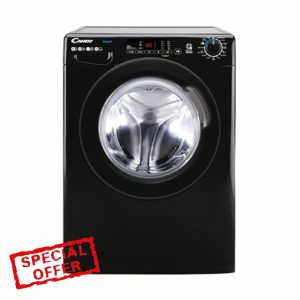 Candy CS148TWBB4/1-80 8kg Freestanding Washing Machine with 1400 rpm - Black - B Rated            [Energy Class B]