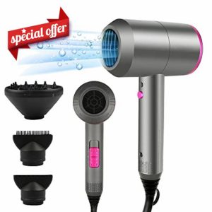 CASAMAA Professional Ionic Hair Dryer 2000W Hairdryer Powerful AC Motor Quick Drying with 2 Speed 3 Heat Setting