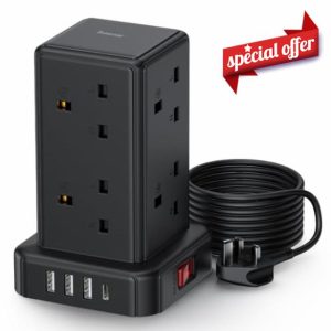 Tower Extension lead with USB Slots