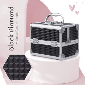 2 Trays Lockable with Keys (Black)