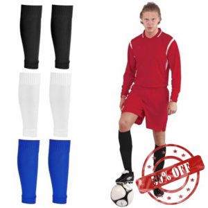 HZHSGLY 3 Pairs Football Sock Sleeves for Men