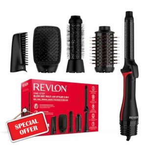 REVLON One-StepTM Blow-Dry Multi Air Styler 5-in-1 (Detachable Heads