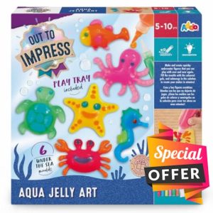Out To Impress Aqua Jelly Art Craft Set For Children From 5 To 10 Years Jelly Toys For Kids Children Arts And Crafts Make Your Own Jelly Toys Water Gel Water Jelly Set Water Jelly Creative Set Gif